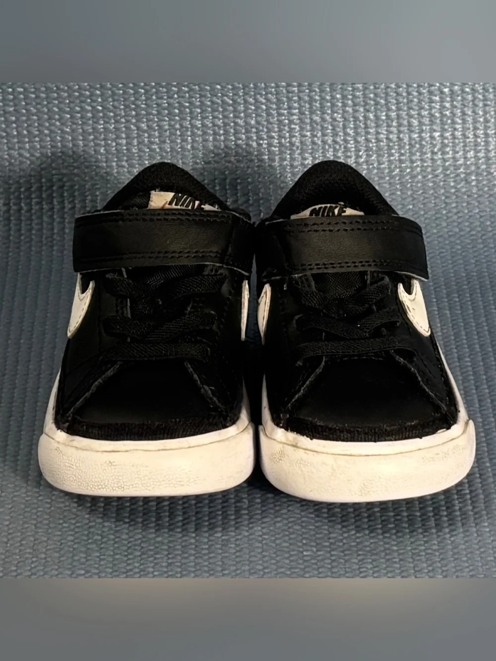Nike Court Legacy Baby/Toddler Black/White Shoes Size 5C